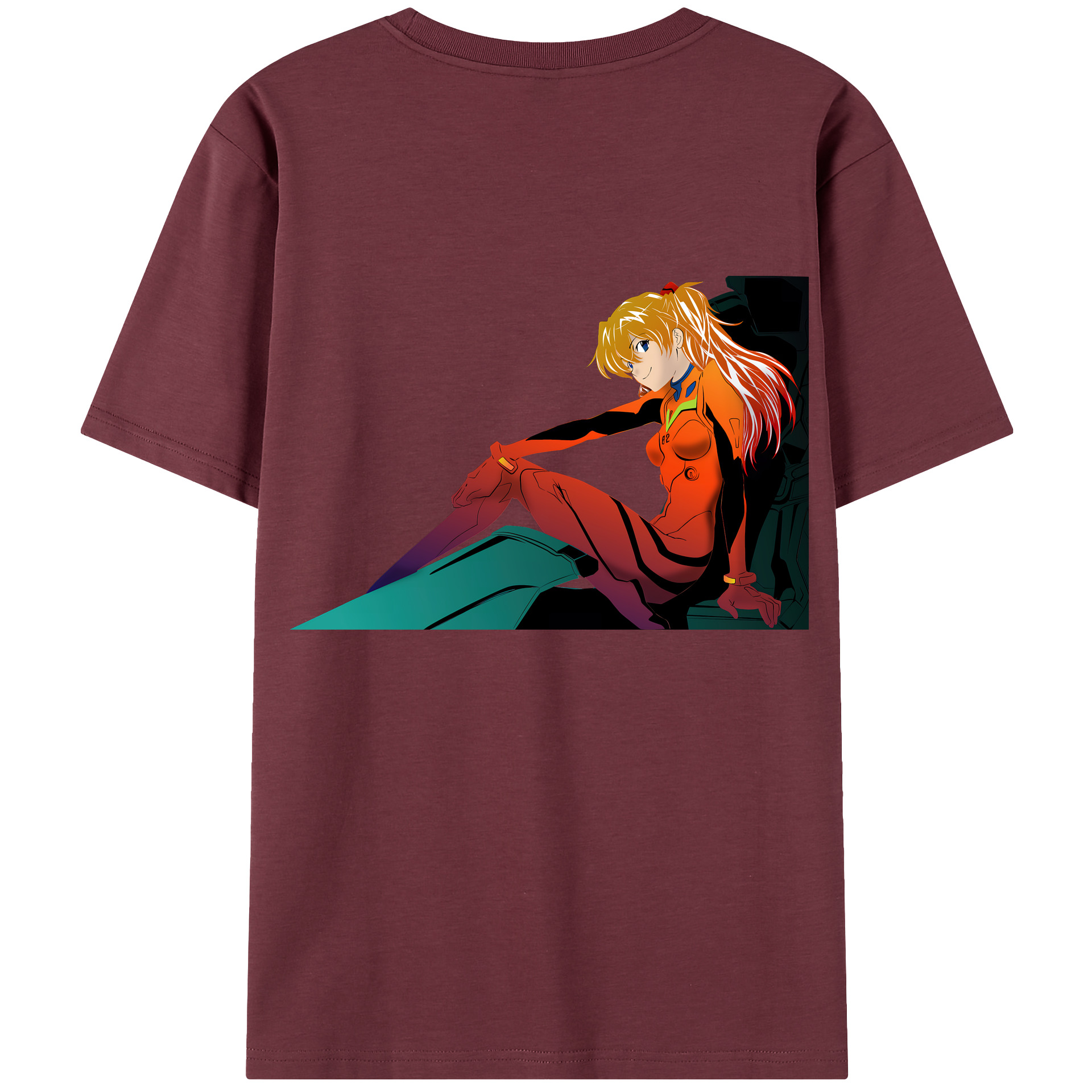 （画像用） EVA 新世紀エヴァンゲリオン 綿100％半袖Tシャツ（背面プリント）